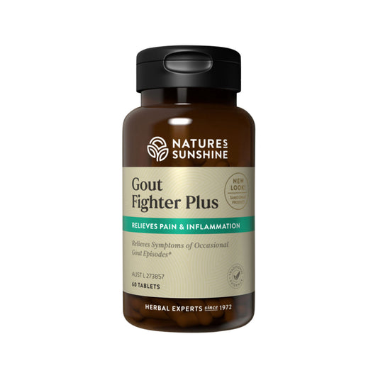 Nature's Sunshine Gout Fighter Plus, 60 Tablets Vegan