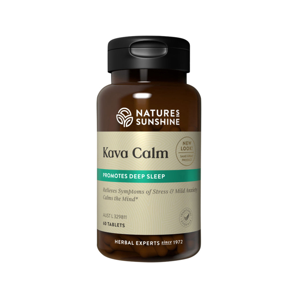 Nature's Sunshine Kava Calm, 60 Tablets Vegan