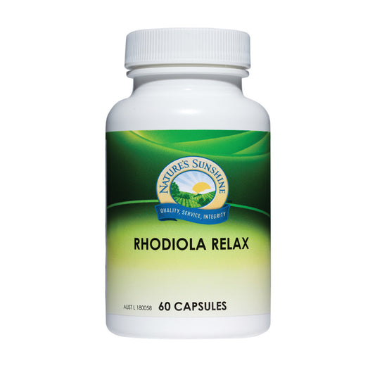 Nature's Sunshine Rhodiola Relax , 60 Gelatin Capsules