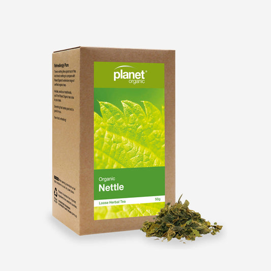 Planet Organic Herbal Tea Loose Leaf 50g, Nettle; Vitamin Rich
