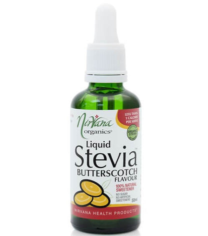 Nirvana Organics Liquid Stevia 50mL, Please Choose Your Flavour