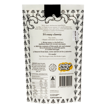 Plantasy Foods Mac 'N Cheez 100g Or 200g, Original Cheez Flavour Vegan & Gluten-Free