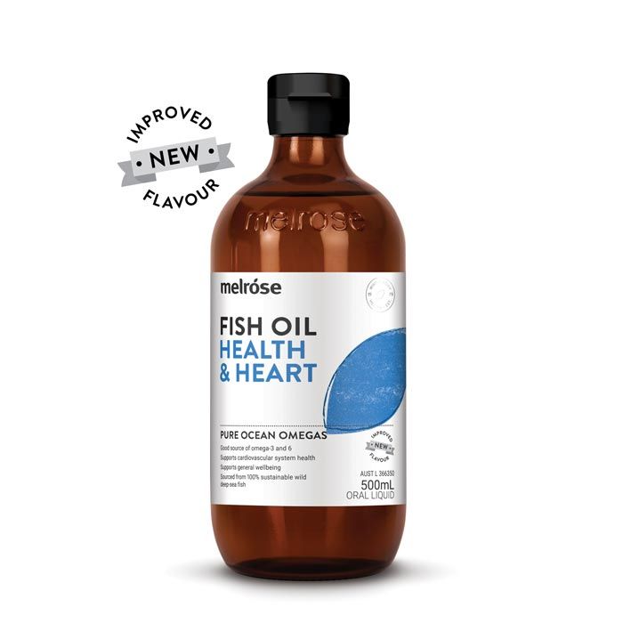 Melrose Organic Fish Oil 500ml, Health & Heart Support