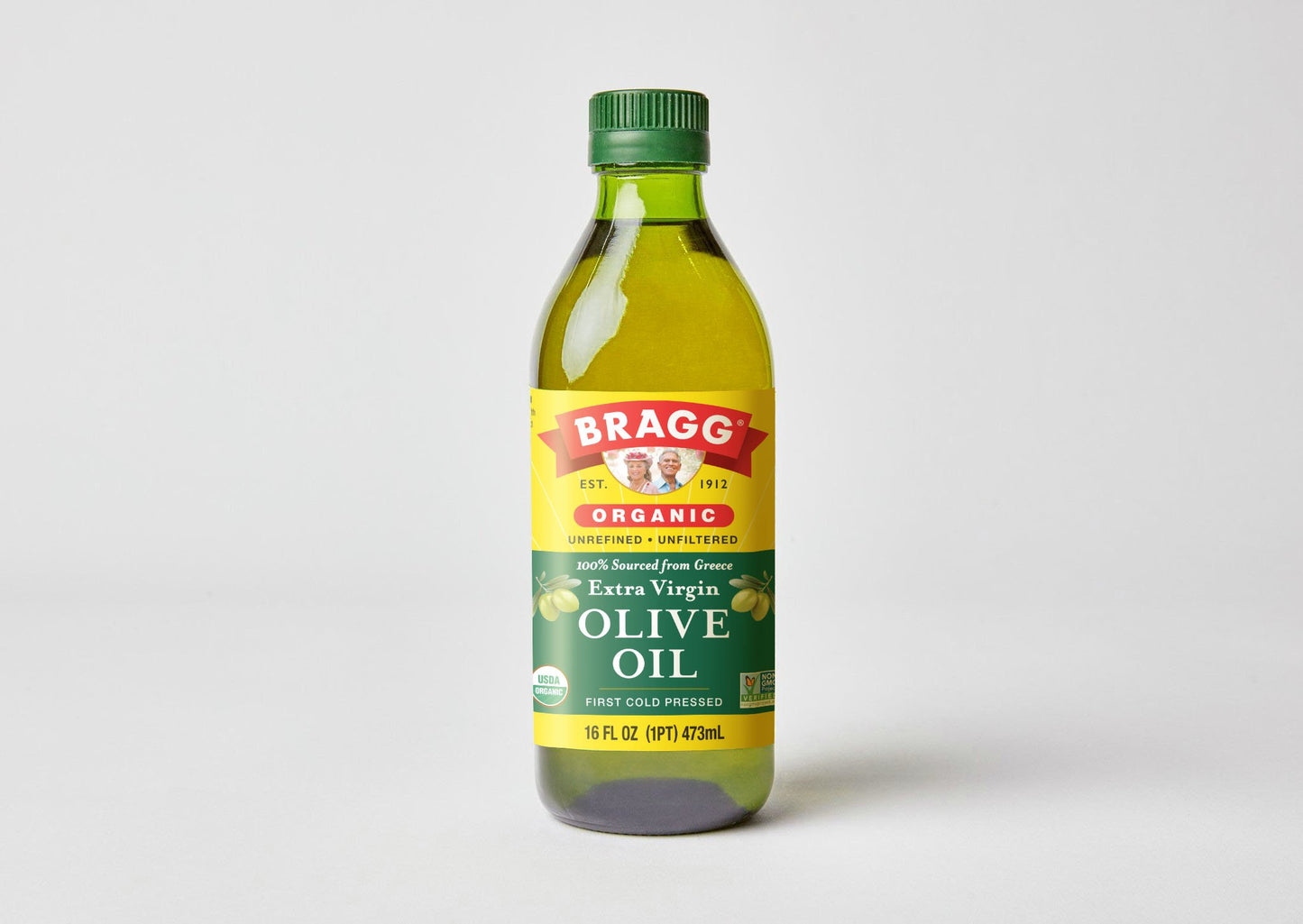 Bragg Extra Virgin Olive Oil 473ml Or 946ml, Unrefined & Unfiltered
