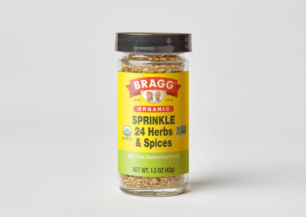 Bragg Sprinkle 24 Herbs & Spices 42g, Salt-Free & Certified Organic