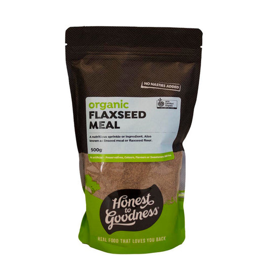 Honest To Goodness Flaxseed Meal 500g, Australian Certified Organic