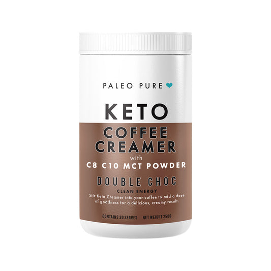 Paleo Pure Keto Coffee Creamer 250g, Chocolate Flavour (Vegan)