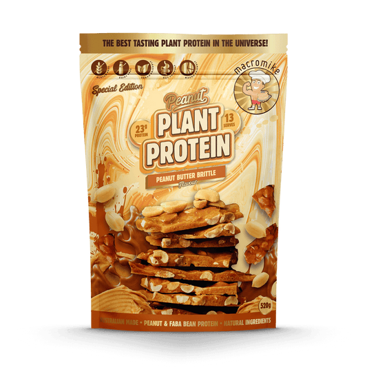 Macro Mike Special Edition Peanut Plant Protein 520g, Peanut Butter Brittle Flavour