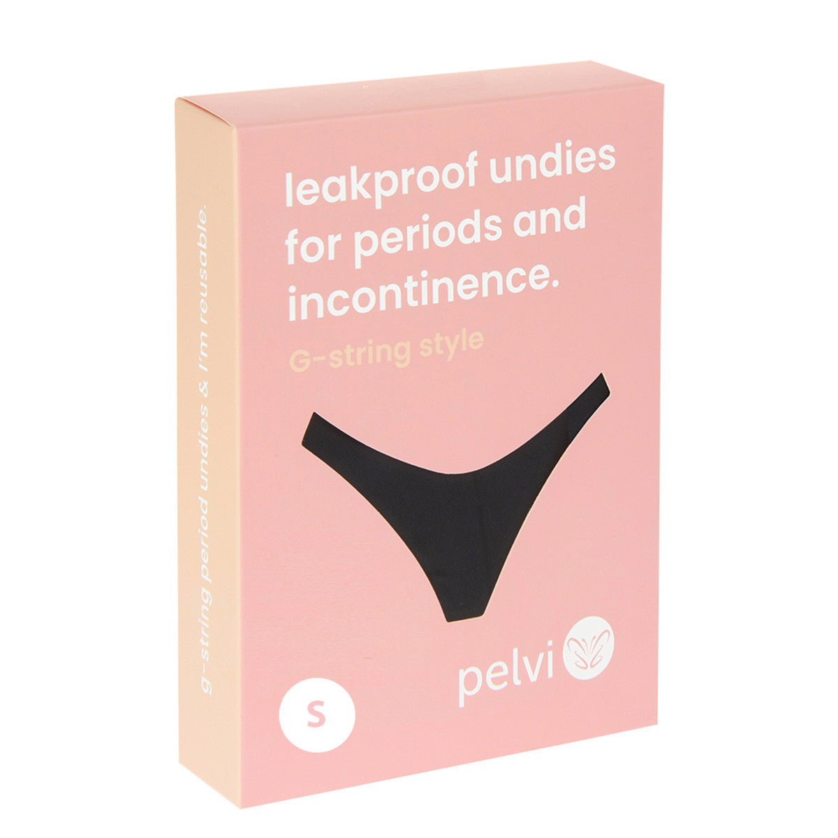 Pelvi Leakproof Underwear Full Brief Sml Black
