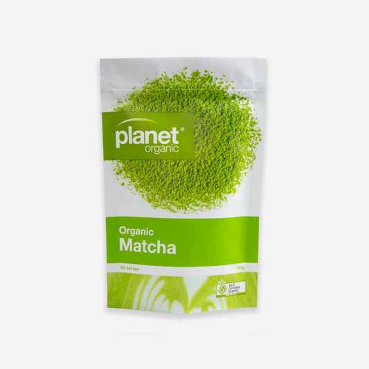 Planet Organic Matcha Green Tea Powder 100g, Australian Certified Organic