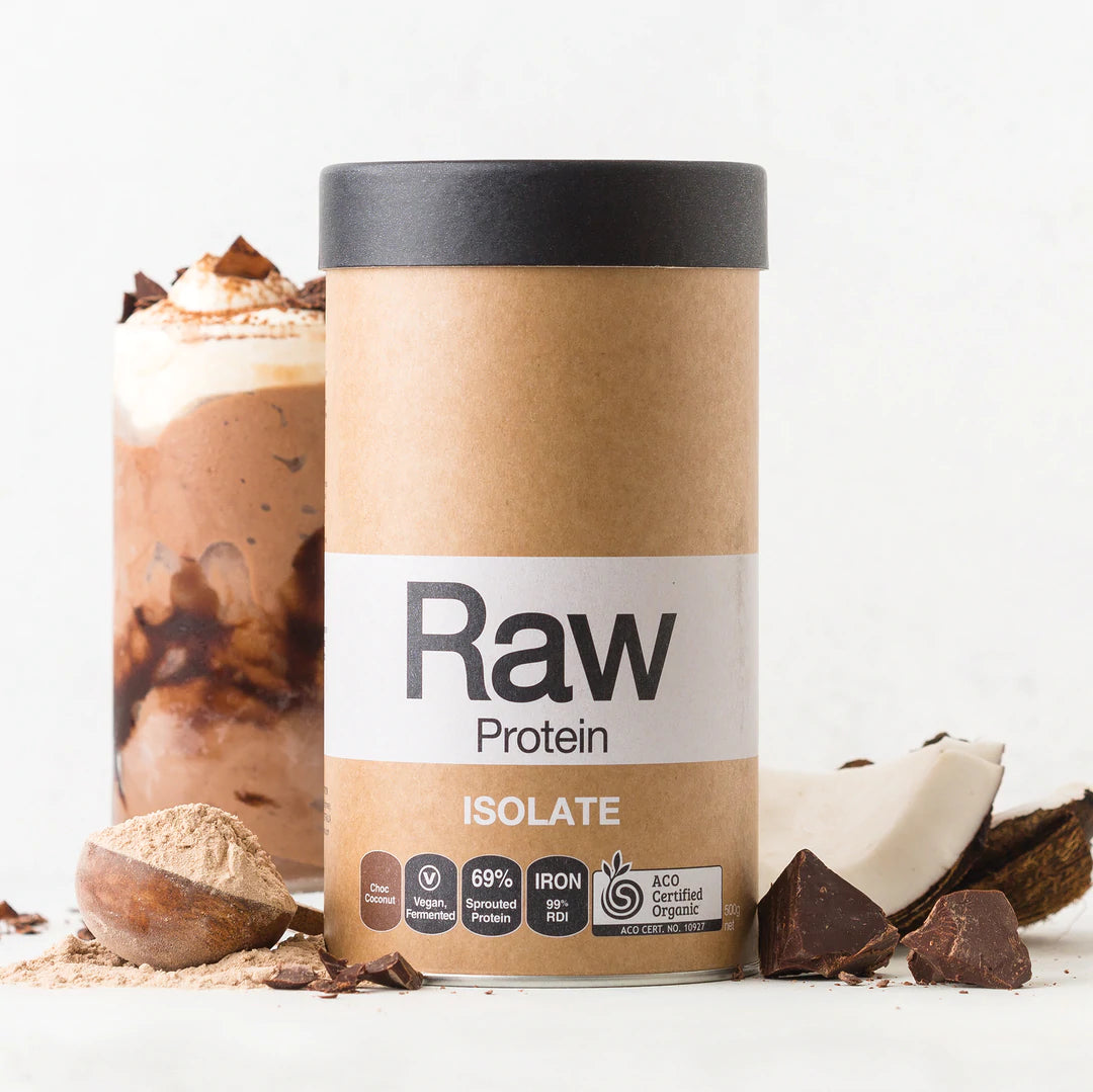 Amazonia Raw Protein Isolate 500g Or 1Kg, Chocolate & Coconut Flavour
