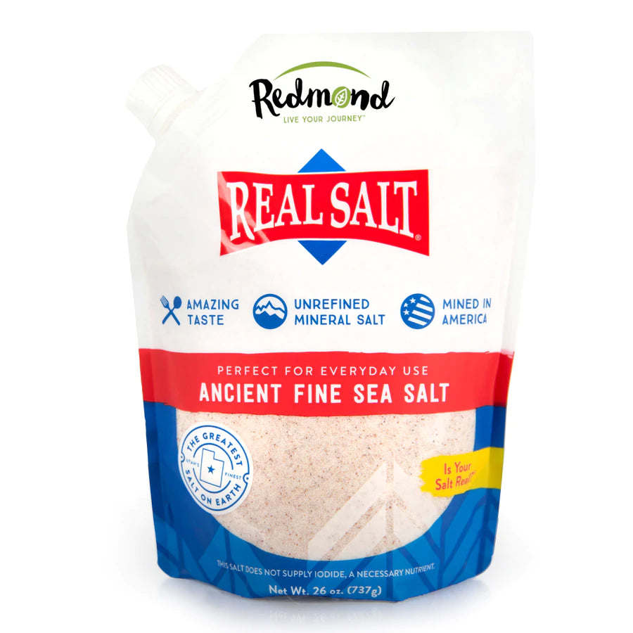 Redmond Real Salt Ancient Fine Sea Salt Resealable Bag 737g