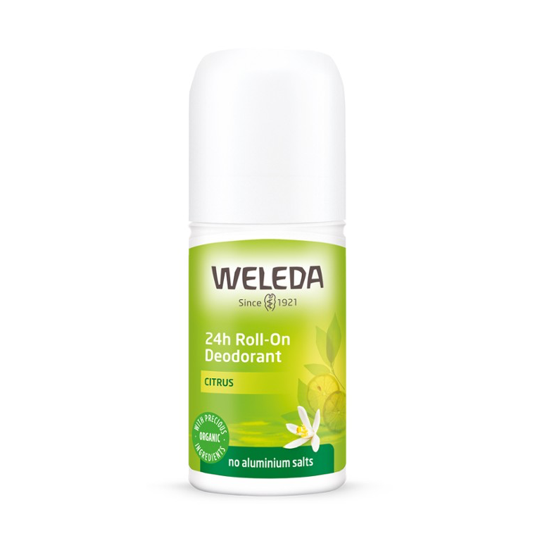 Weleda Refreshing 24hr Roll-On Deodorant 50ml, Citrus