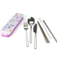 Retro Kitchen Carry Your Cutlery; Stainless Steel Cutlery Set, Dragonfly Pattern