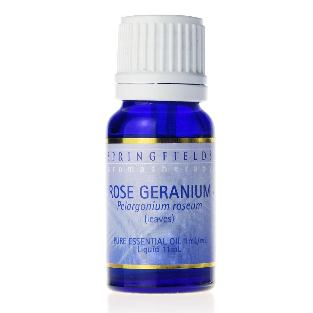 Springfields Aromatherapy Oil, Rose Geranium 11ml
