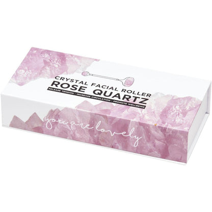 Summer Salt Body Facial Roller, Rose Quartz Crystal