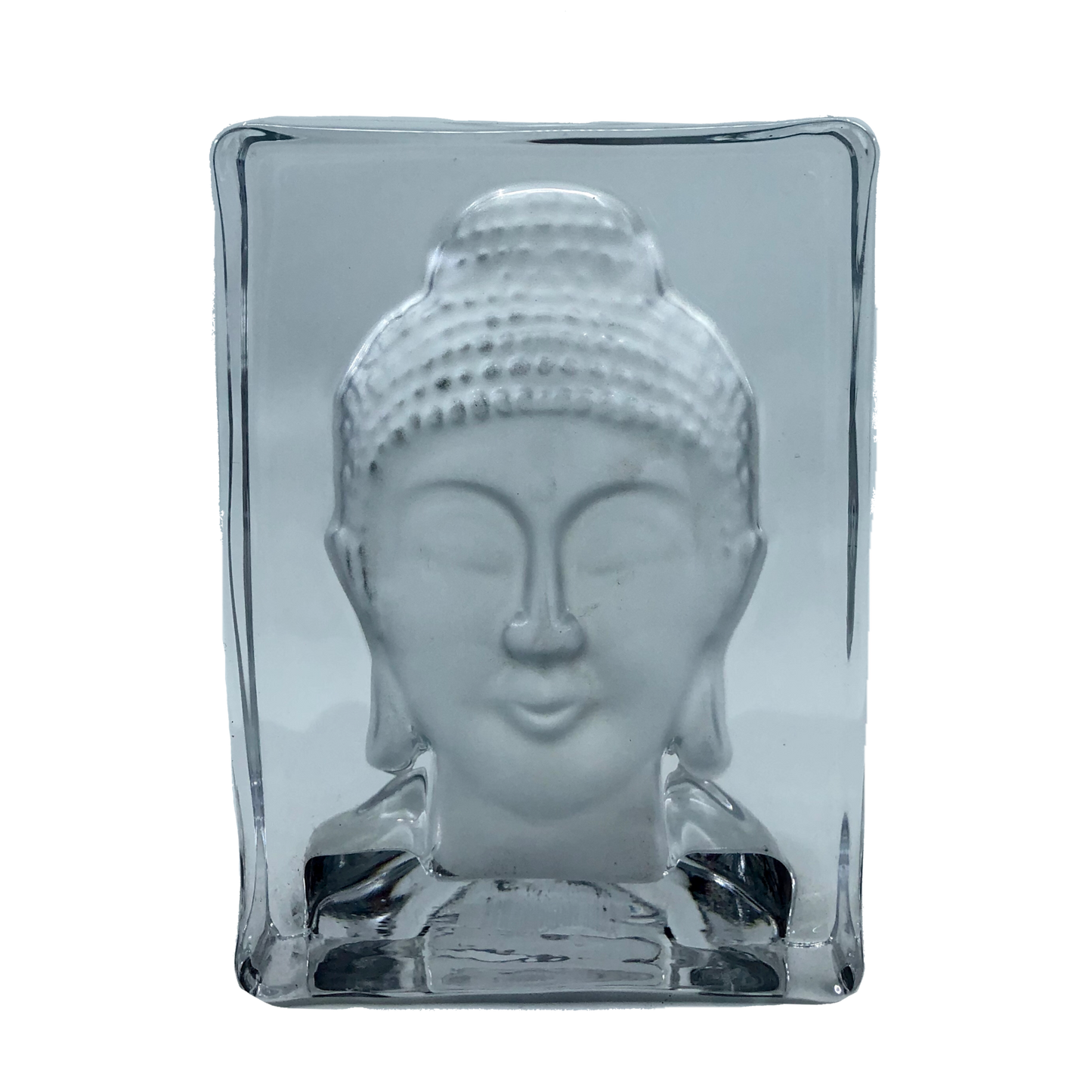 Saltco Buddha Tealight Holder, Glass
