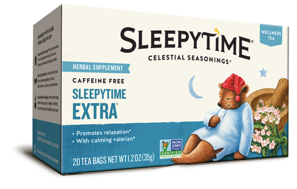 Celestial Seasonings Herbal Tea 20 Bags, Sleepytime Extra Caffeine Free