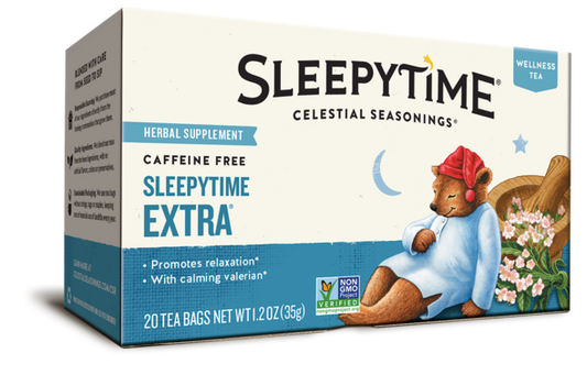 Celestial Seasonings Herbal Tea 20 Bags, Sleepytime Extra Caffeine Free