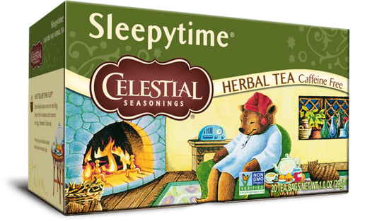 Celestial Seasonings Herbal Tea 20 Bags, Sleepytime Caffeine Free