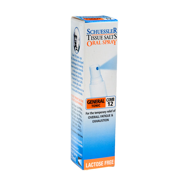 Martin & Pleasance Schuessler Tissue Salts Comb 12, 30ml Spray; General Tonic