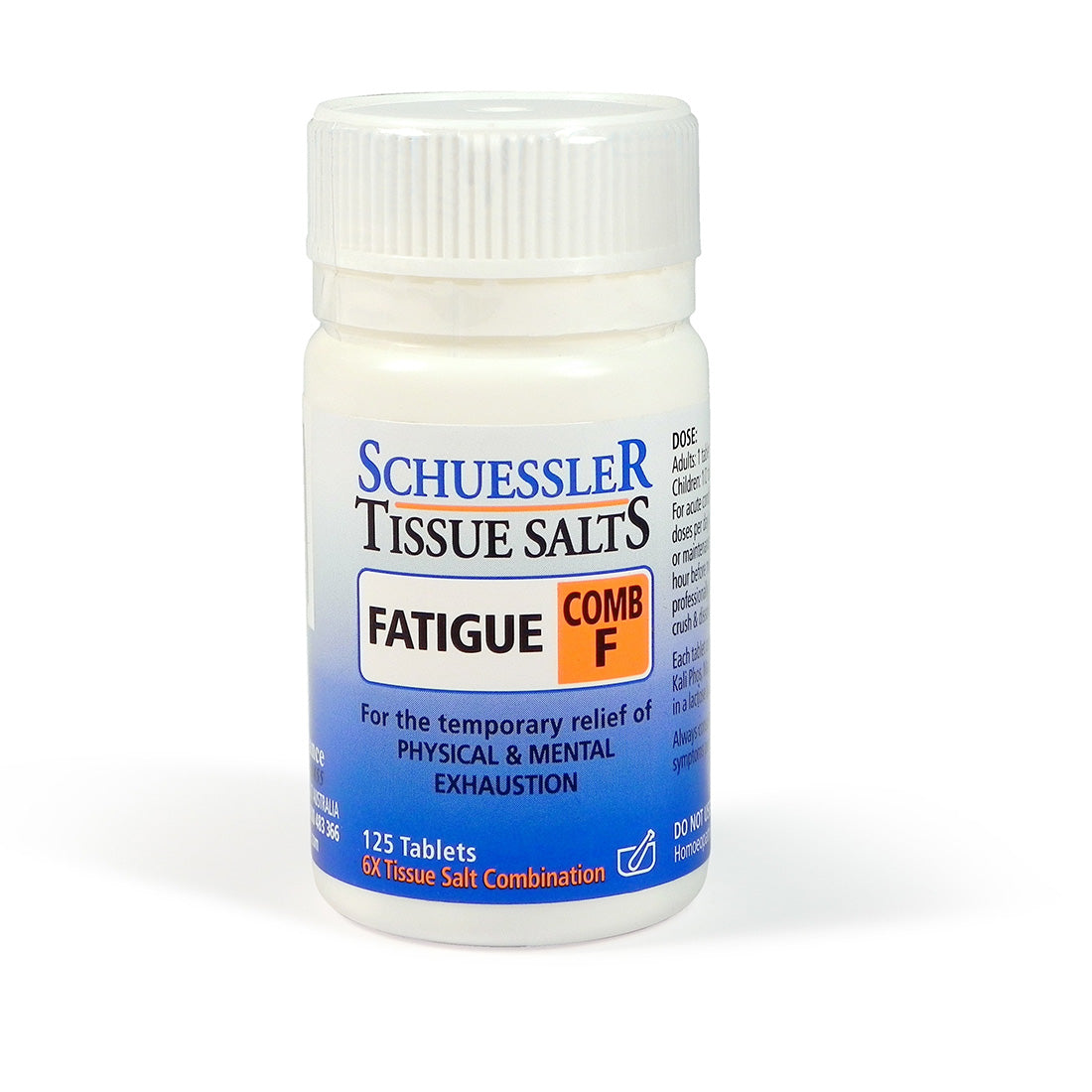 Martin & Pleasance Schuessler Tissue Salts Comb F 125 Tablets, Fatigue