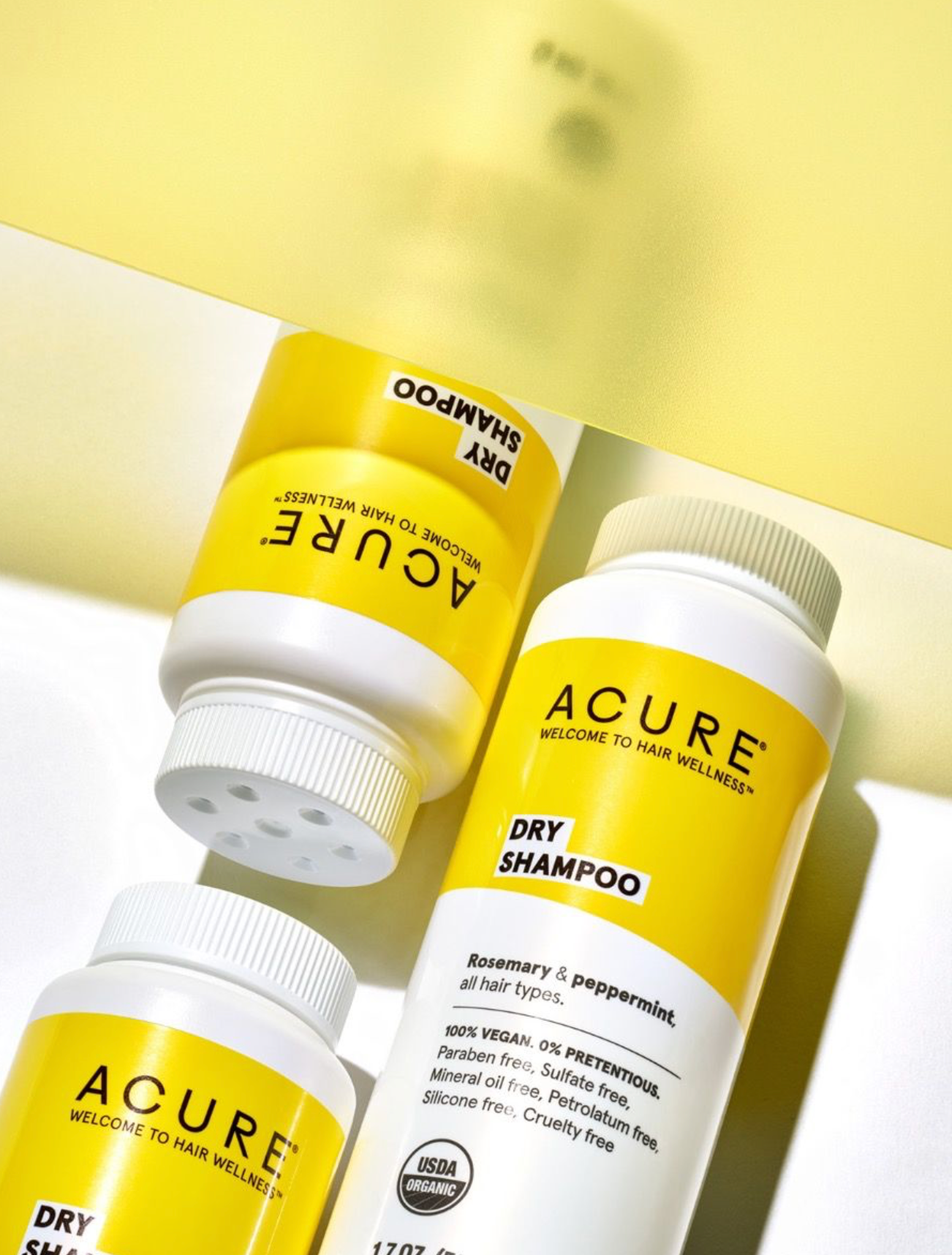 Acure Dry Shampoo 58g, All Hair Types With Rosemary & Peppermint