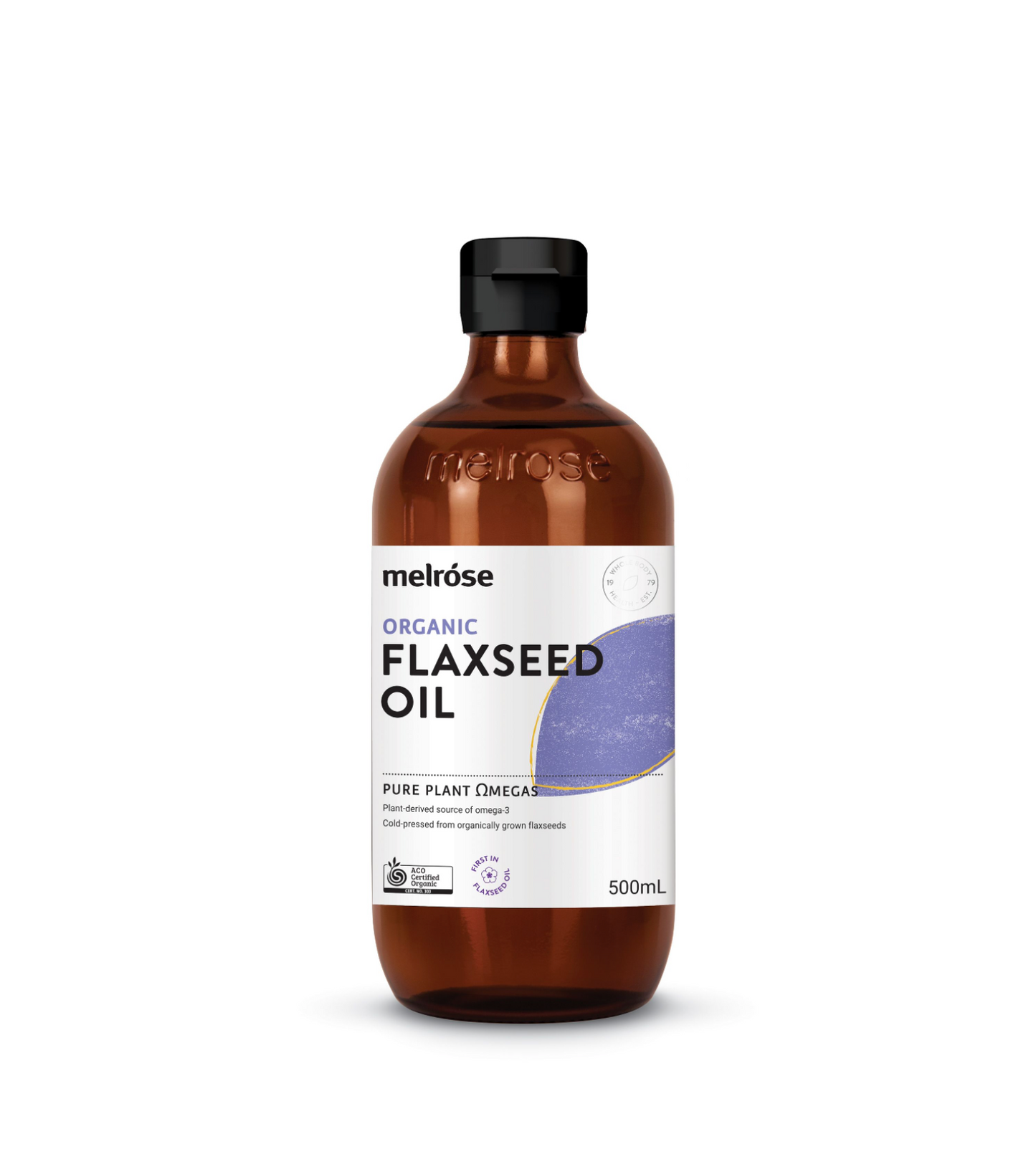 Melrose Organic Flaxseed Oil 200ml Or 500ml, Certified Organic