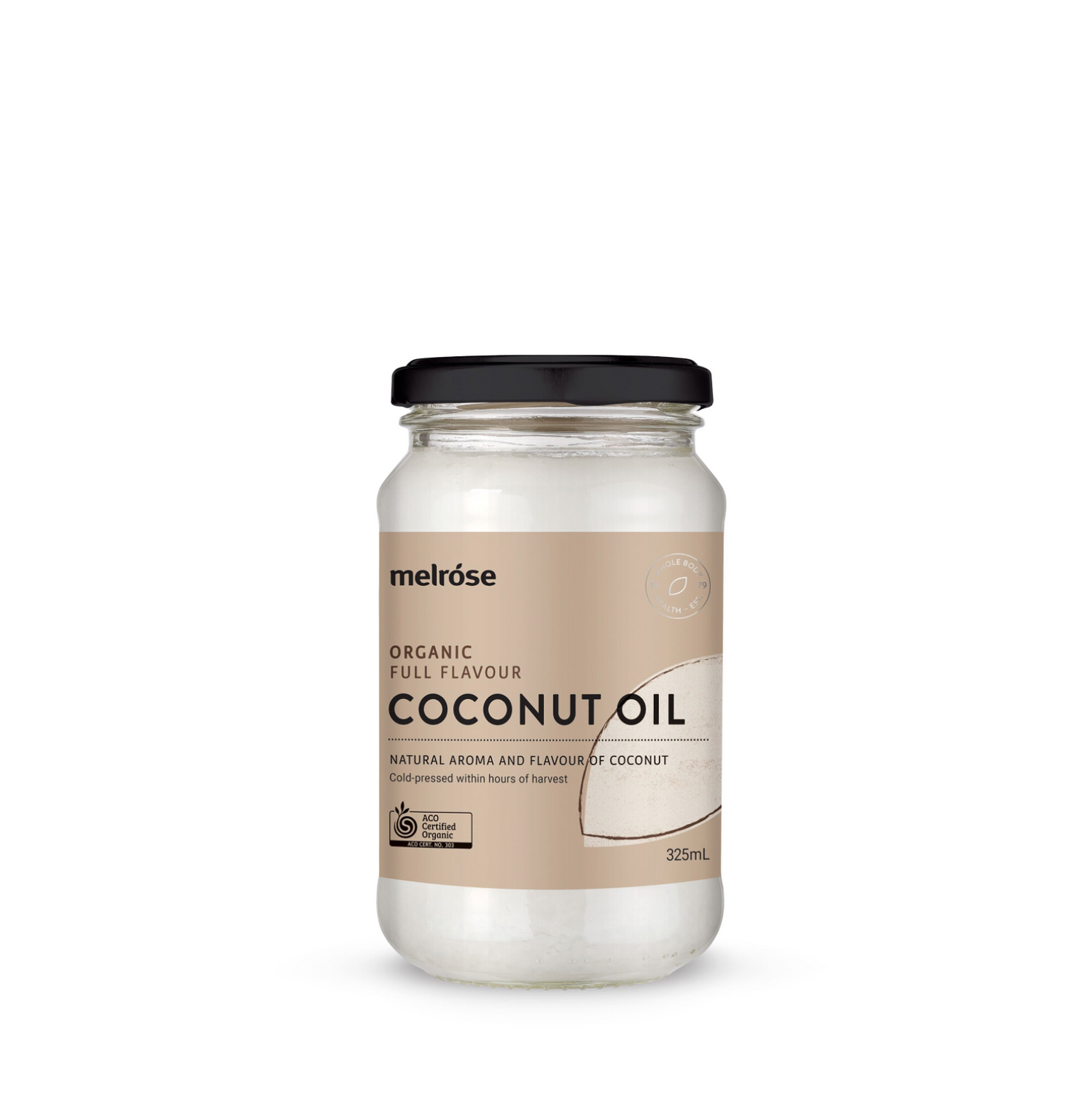 Melrose Organic Coconut Oil 325ml Or 1L, Full Flavour