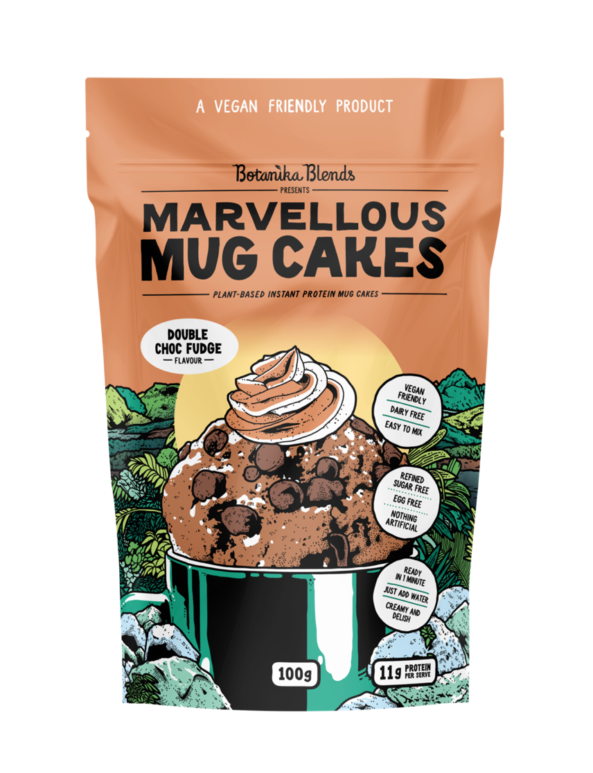 Botanika Blends Marvellous Mug Cakes 100g Double Choc Fudge Flavour