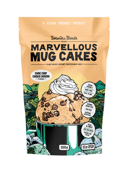 Botanika Blends Marvellous Mug Cakes 100g Choc Chip Cookie Dough Flavour