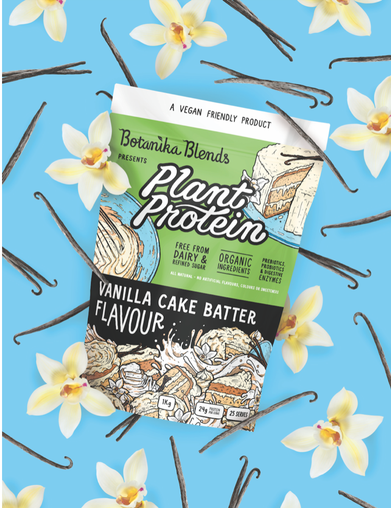 Botanika Blends Plant Protein 40g, 500g Or 1Kg Vanilla Cake Batter Flavour
