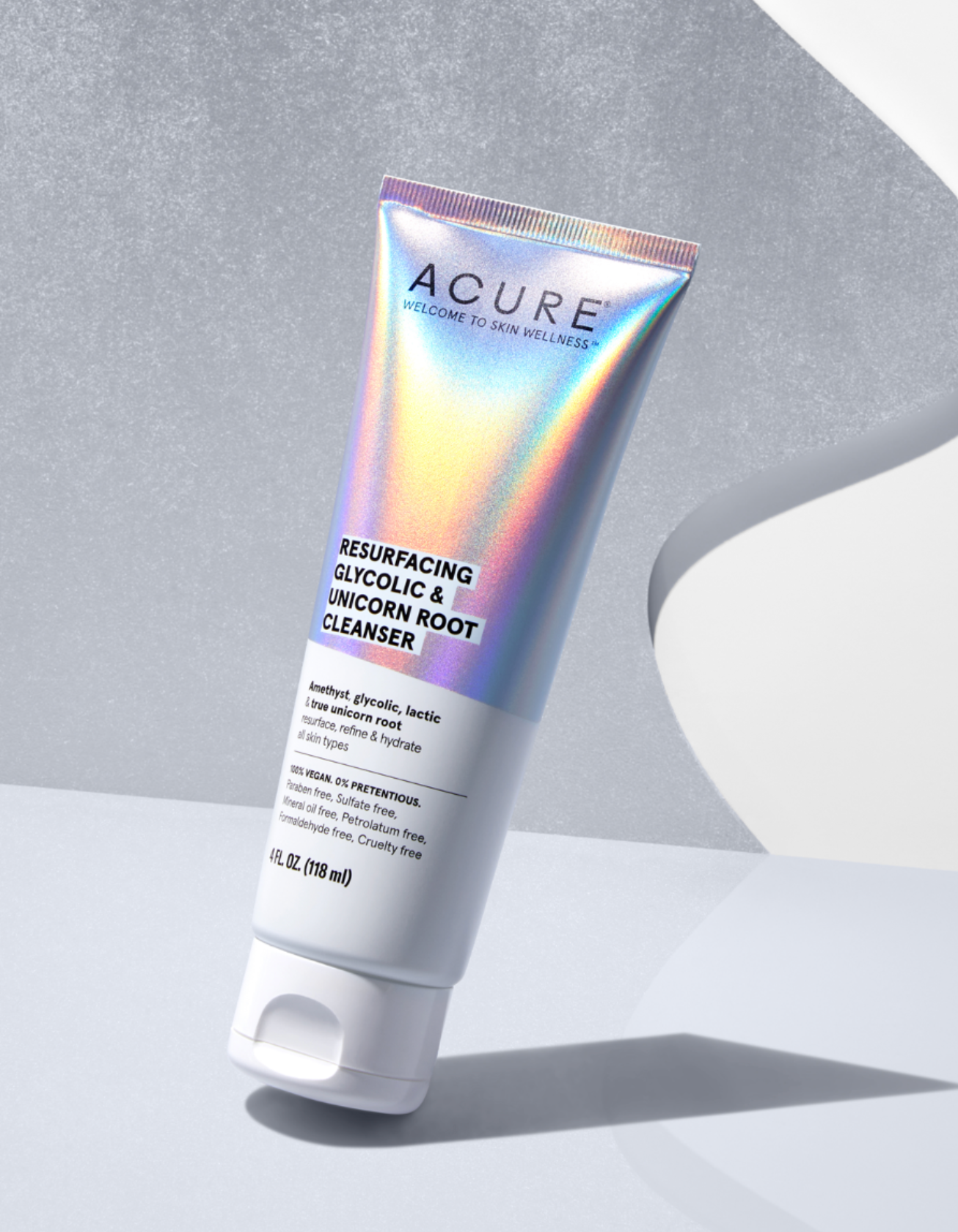 Acure Resurfacing Glycolic & Unicorn Root Cleanser 118ml