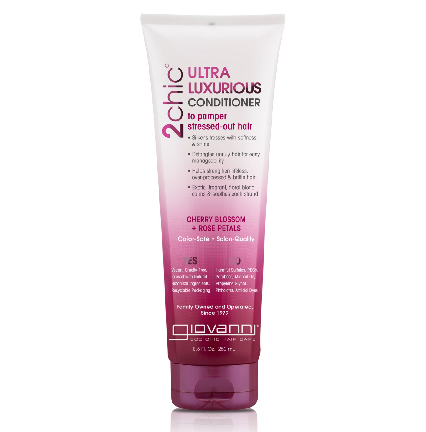 Giovanni 2Chic Ultra-Luxurious Conditioner 44mL Or 250mL, To Pamper Stressed-Out Hair