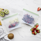 Ever Eco Reusable Silicone Food Pouches 1L, Contains 2 Pouches