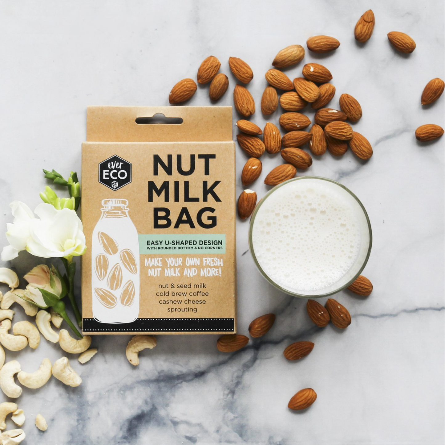 Ever Eco Nut Milk Bag, U-Shaped Design