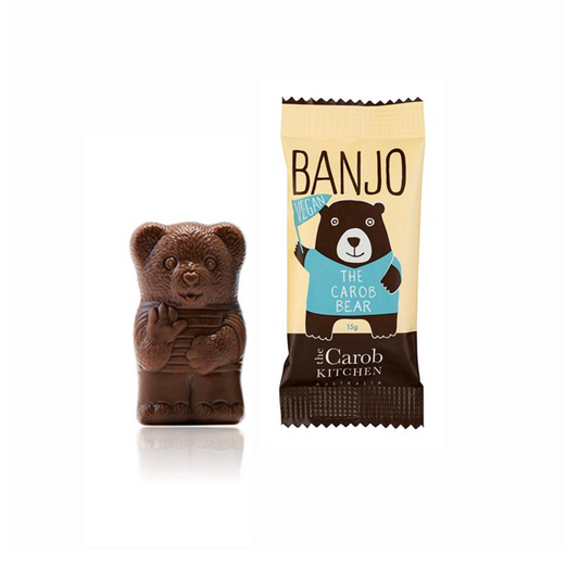 The Carob Kitchen Banjo Bear Vegan 15g, Milk Flavour
