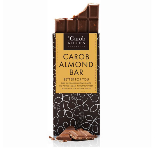 The Carob Kitchen Carob Bar 80g, Almond