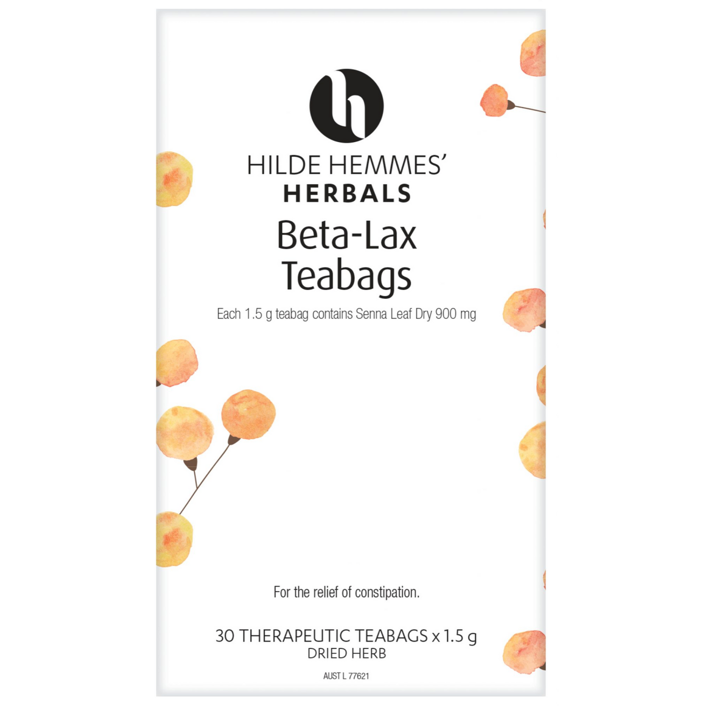 Hilde Hemmes' Herbals Beta-Lax Herbs, 30 Tea Bags