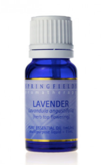 Springfields Aromatherapy Oil, Bulgarian Lavender 11ml, Certified Organic