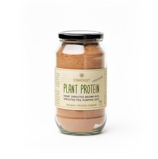 Stardust Plant Protein Powder 380g, Chocolate Flavour Gluten Free & Organic