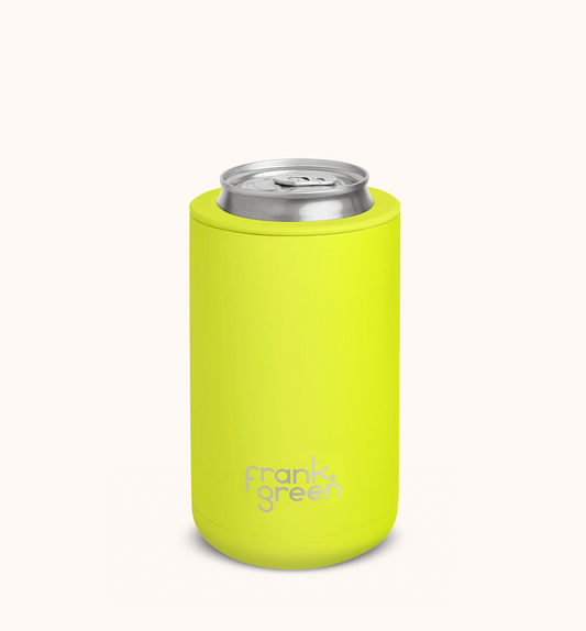 Frank Green 3-in-1 Insulated Reusable Drink Holder 150z (425ml), Neon Yellow