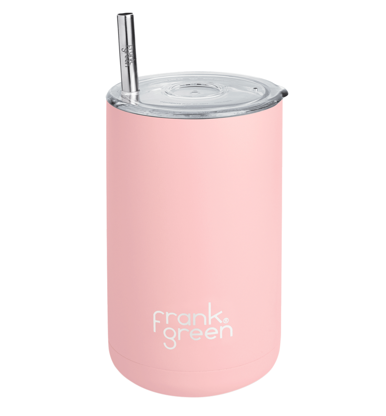 Frank Green 3-in-1 Insulated Reusable Drink Holder 150z (425ml), Neon Pink