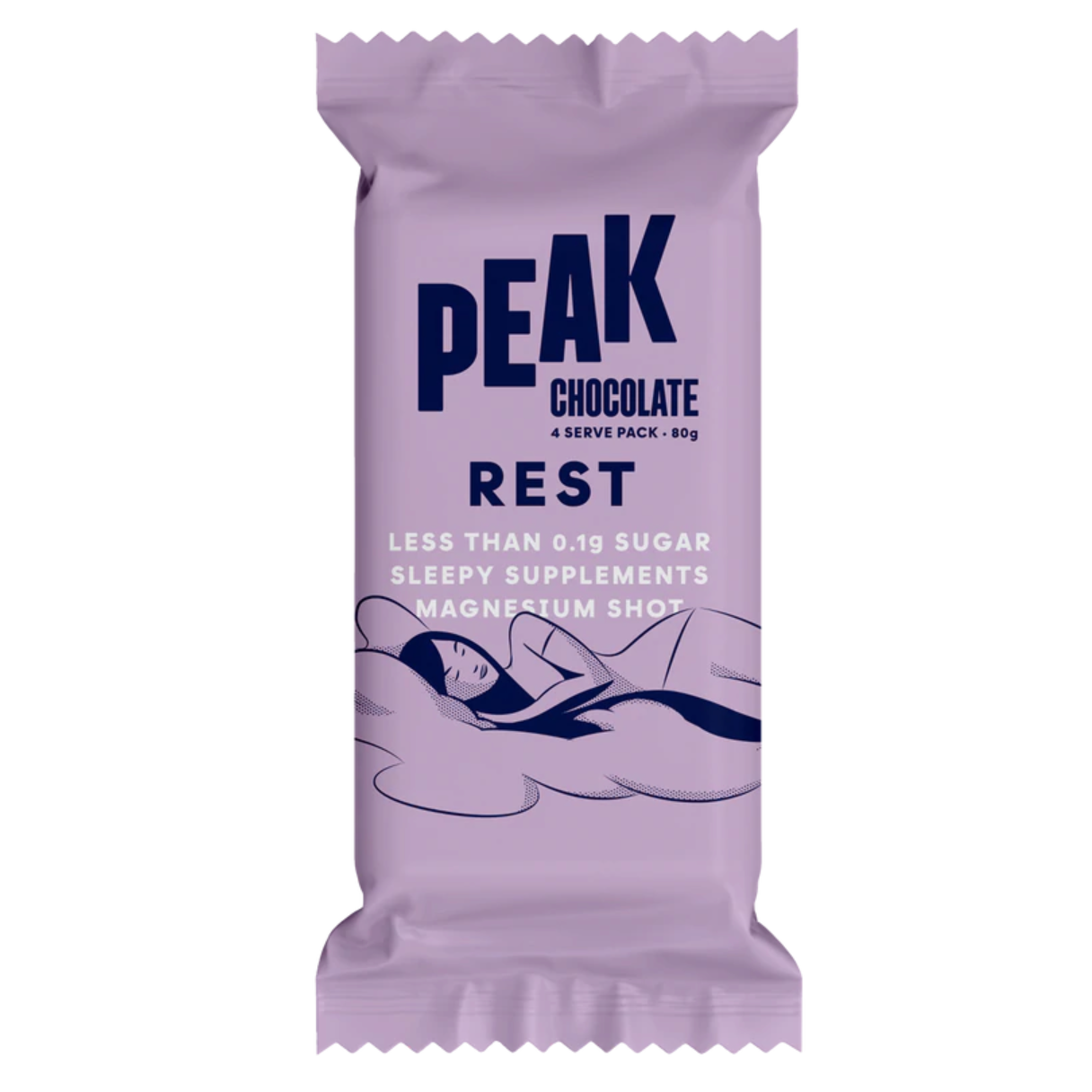 Peak Energy Chocolate 80g, Rest