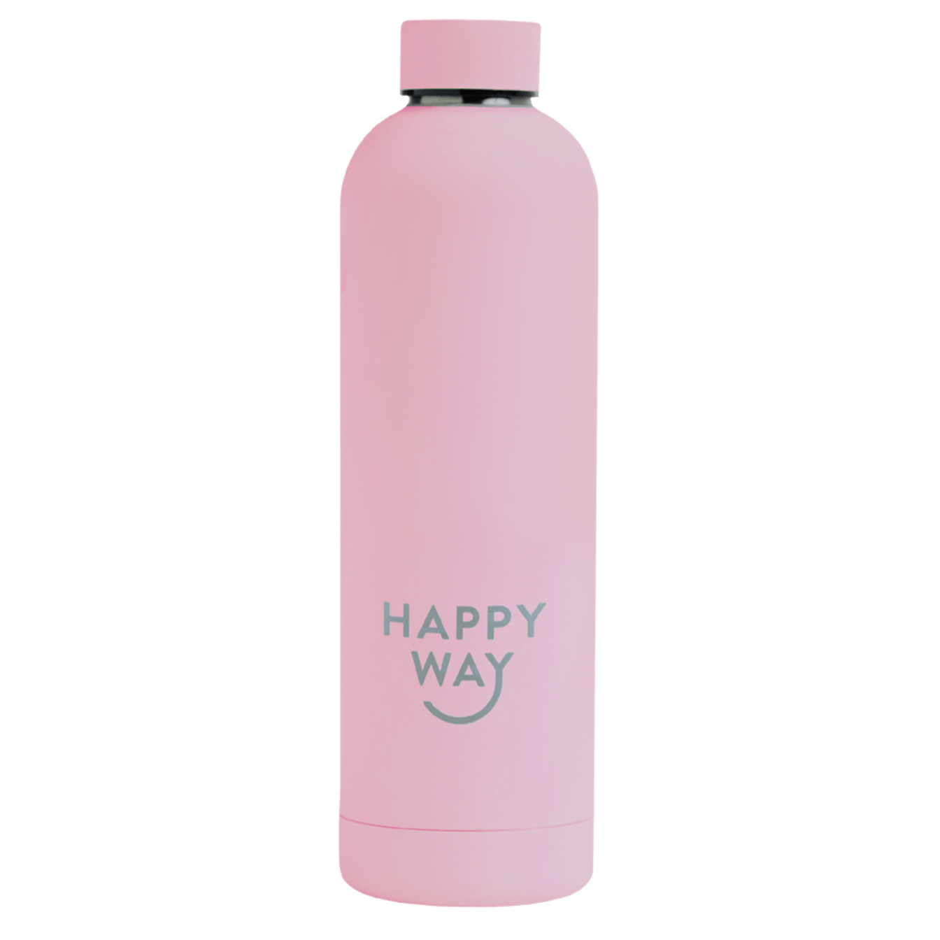 Happy Way Insulated Stainless Steel Bottle 750ml, Pink