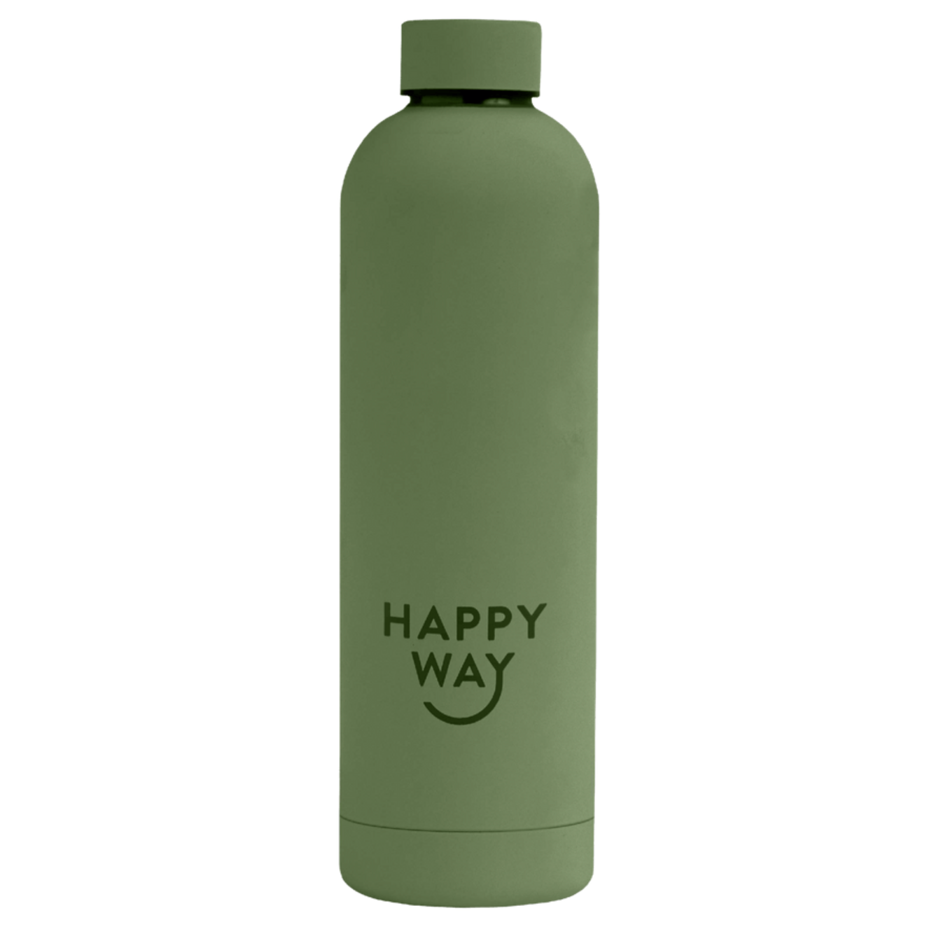 Happy Way Insulated Stainless Steel Bottle 750ml, Sage