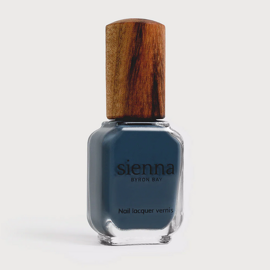 Sienna Byron Bay Nail Polish 10ml, Celeste {Dark Granite Blue-Grey}