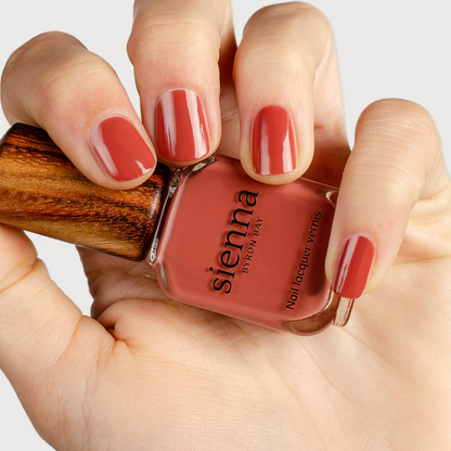 Sienna Byron Bay Nail Polish 10ml, Life {Brick Red}