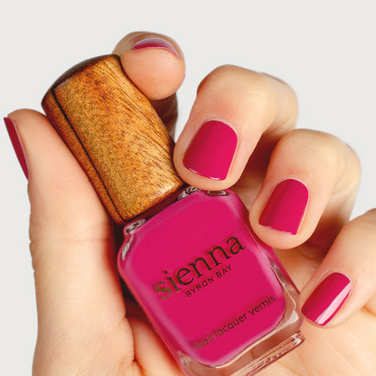 Sienna Byron Bay Nail Polish 10ml, Goddess {Raspberry Pink}