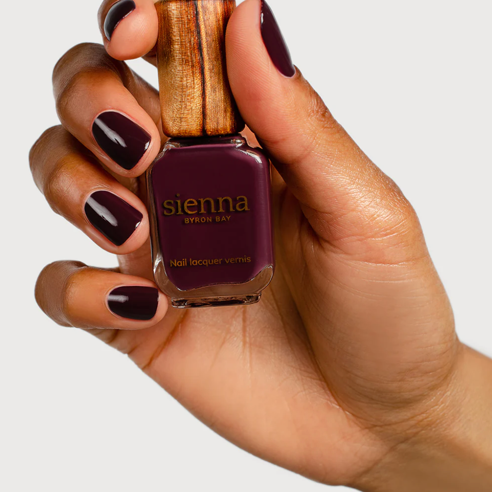 Sienna Byron Bay Nail Polish 10ml, Infinite {Dark Aubergine Purple}